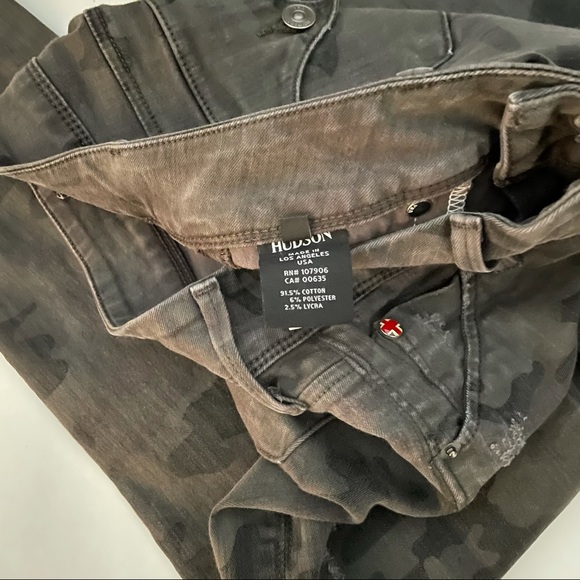 Hudson Camo Collin Ankle Skinny Jeans - Picture 8 of 11
